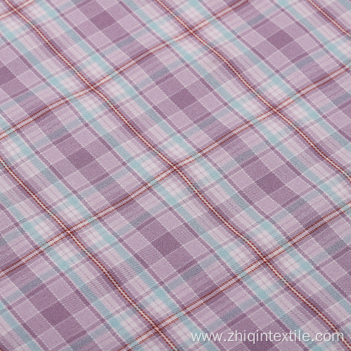 Double-sided diagonal 2/2 plaid fabric